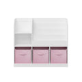 Bookcase And Bookshelf With 3 Cube Drawers