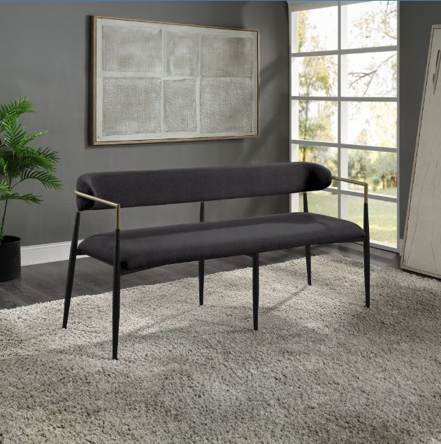 Jaramillo Chenille Entry Bench
