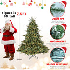 LED Evergreen Christmas Tree - 5 ft tall