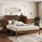 Platform Murphy Bed Cabinet, QUEEN