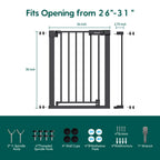 Baby Gate by Babelio - PressGuard Ⅱ | Pressure-Mounted Safety Gate