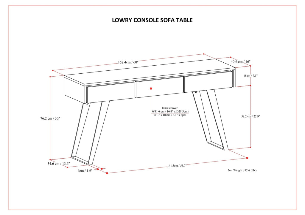Lowry Console Table