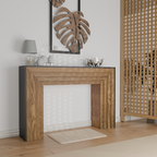 Console Table in two-tone Fir Wood