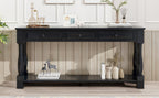 Console Table 63" with Drawers and Shelf