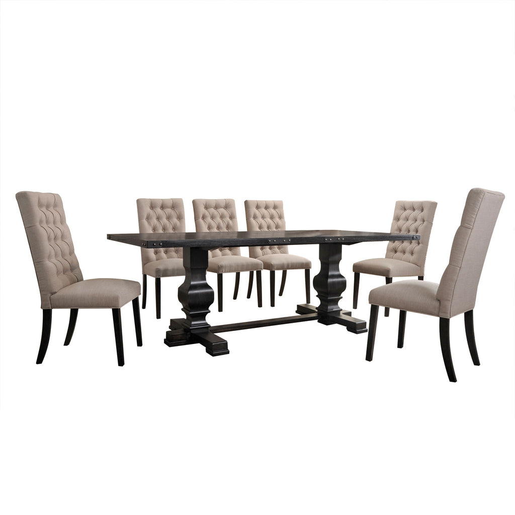 Morland 7 pc Dining Room Table-Chair Set