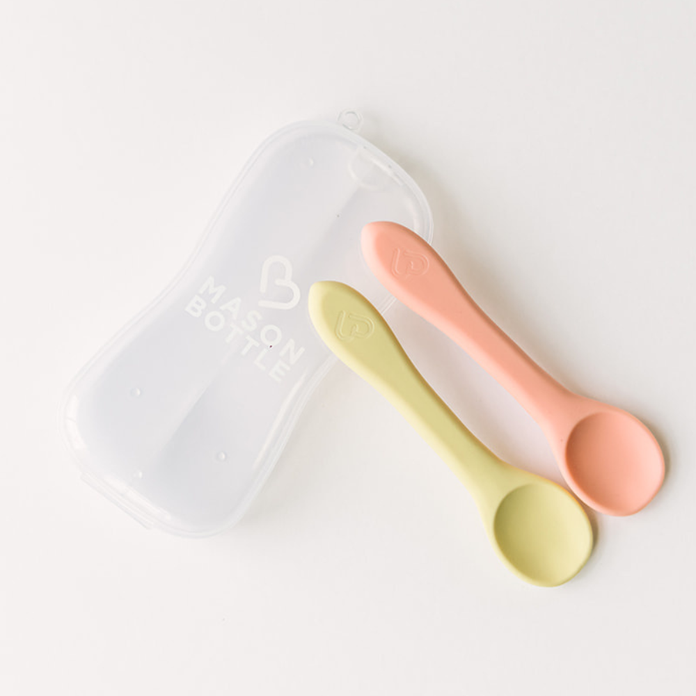 Silicone Spoon Set by Mason Bottle