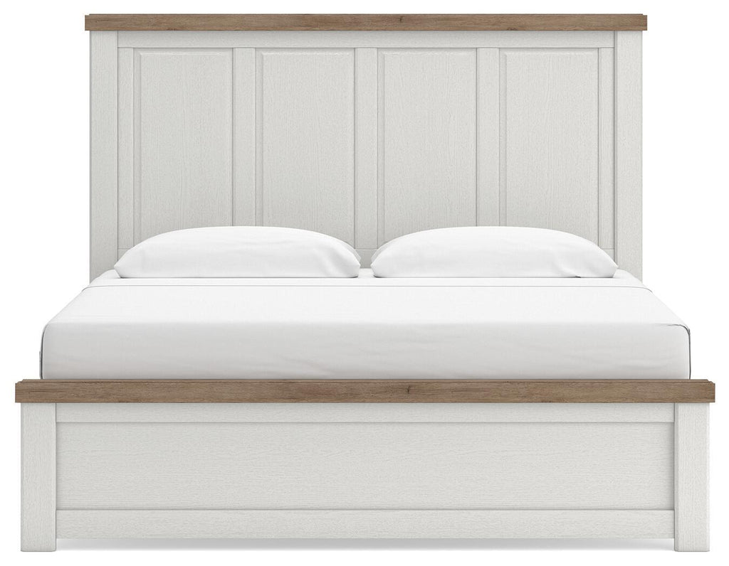 Savonport Farmhouse Panel Bed, Linen