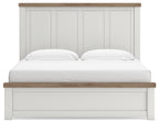 Savonport Farmhouse Panel Bed, Linen