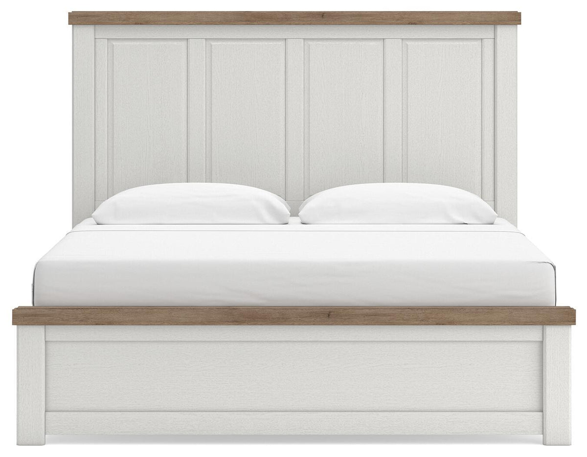 Savonport Farmhouse Panel Bed, Linen