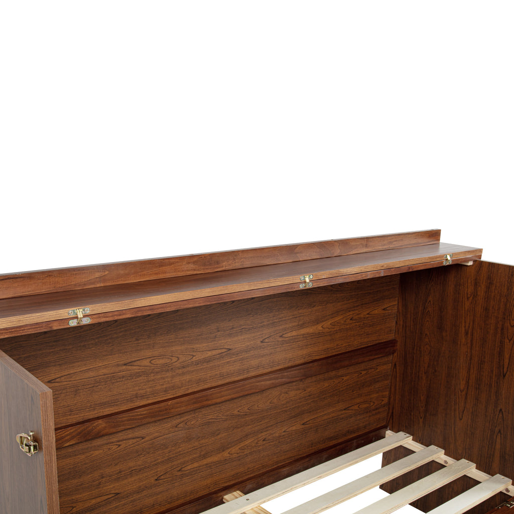 Platform Murphy Bed Cabinet, QUEEN
