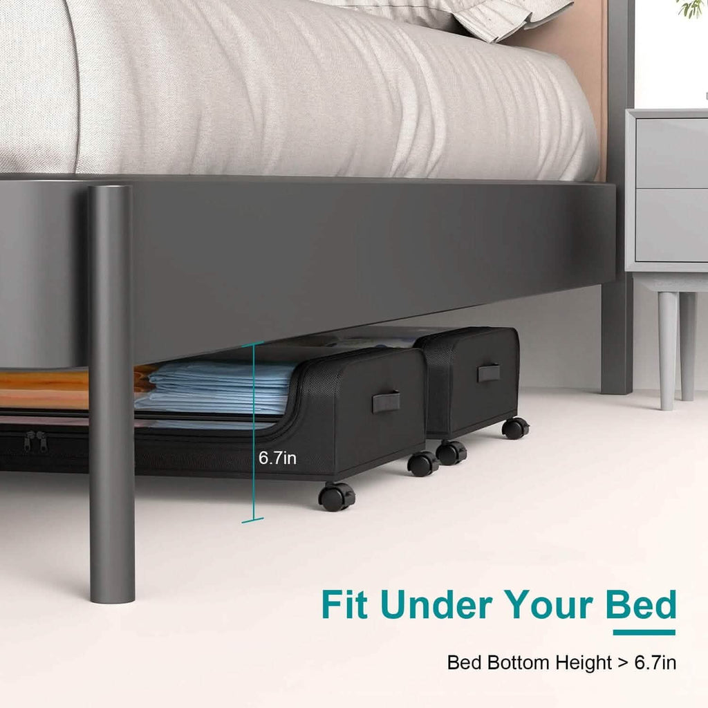 Under-Bed Storage Drawer with Wheels
