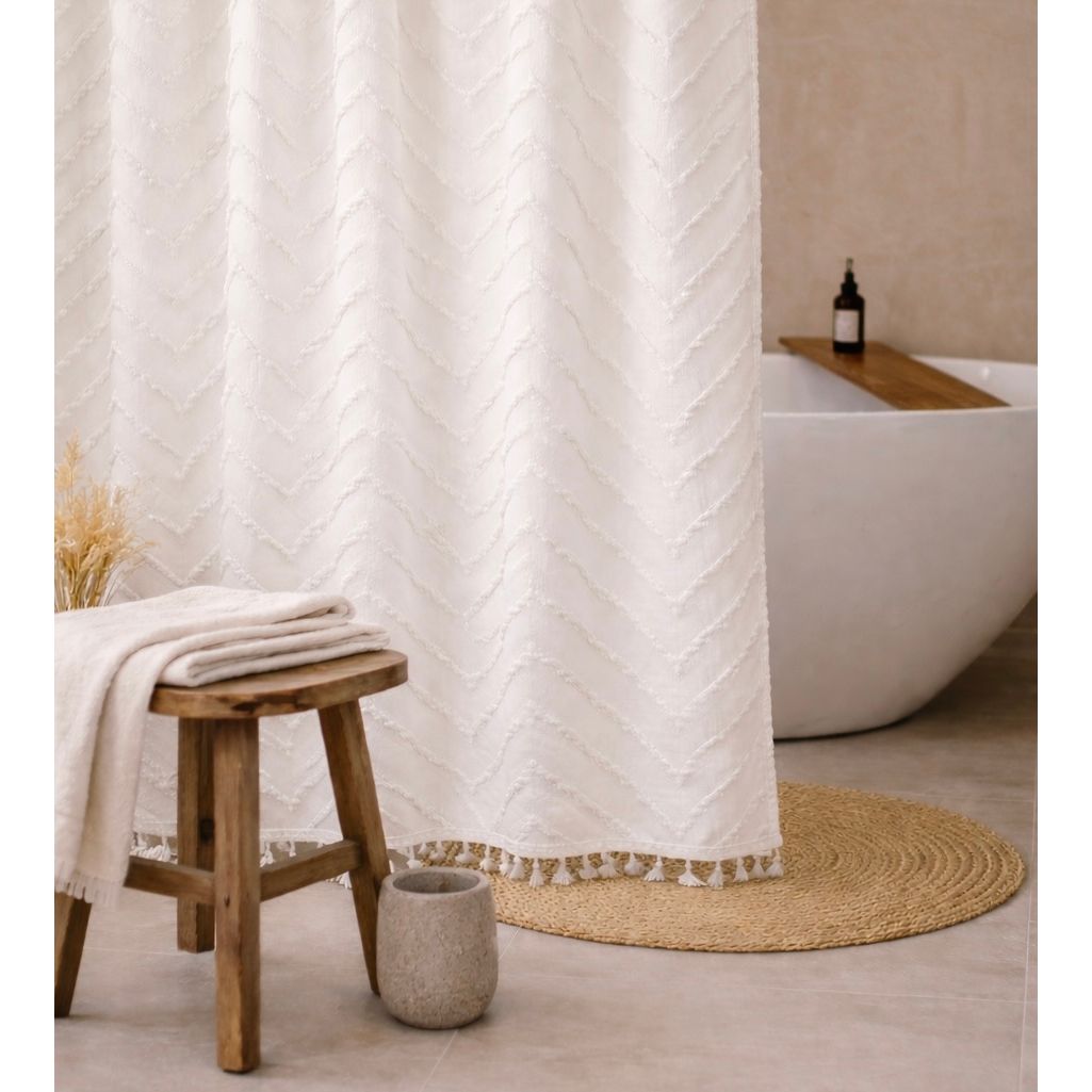 Capri Chevron Shower Curtain