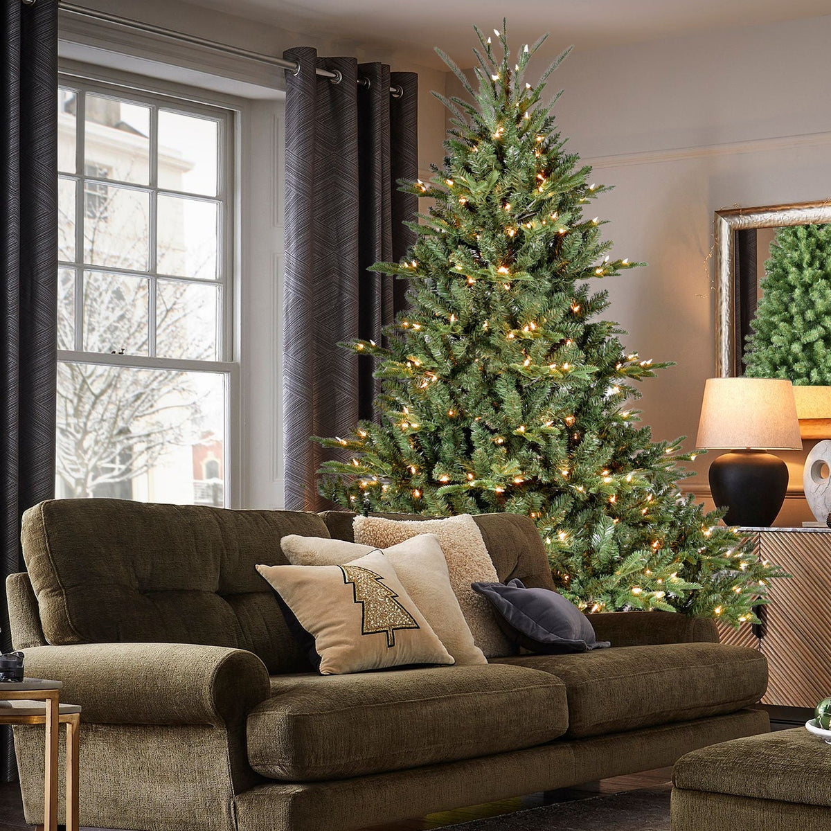 LED Evergreen Christmas Tree - 5 ft tall