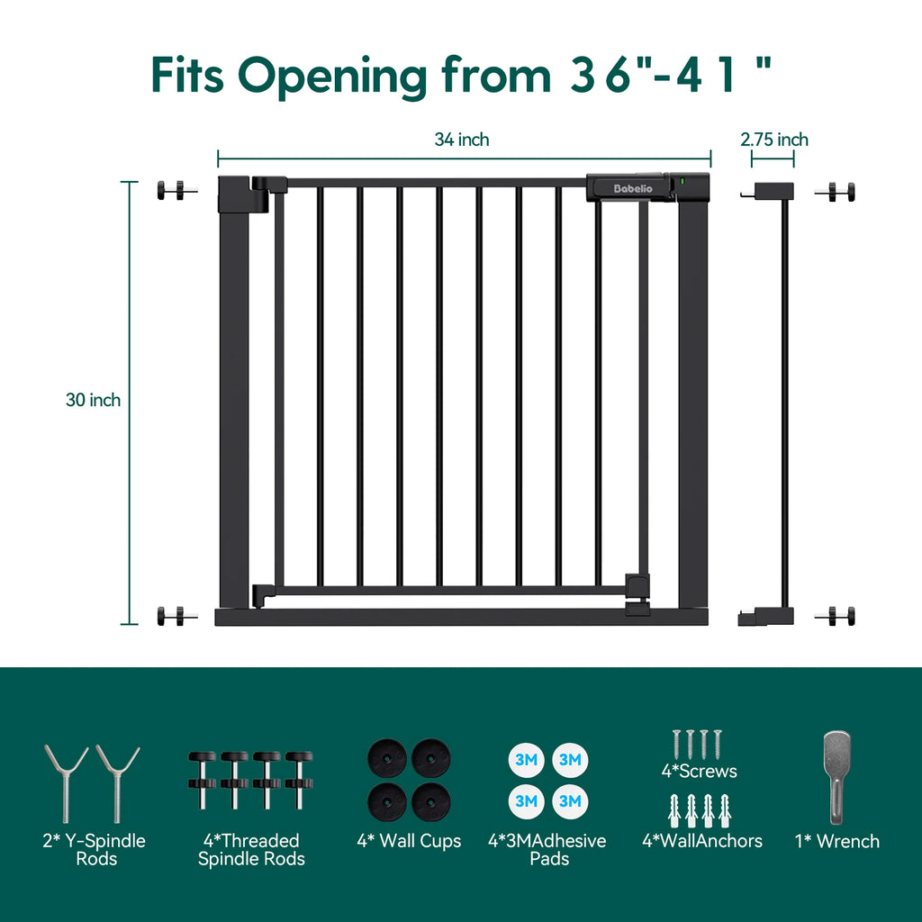 Baby Gate by Babelio - PressGuard Ⅱ | Pressure-Mounted Safety Gate