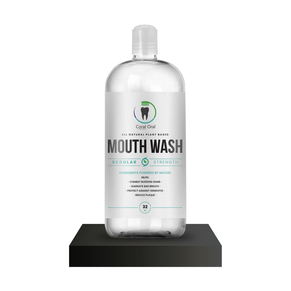 Peppermint Mouth Wash by Coral Oral, 32oz - family size