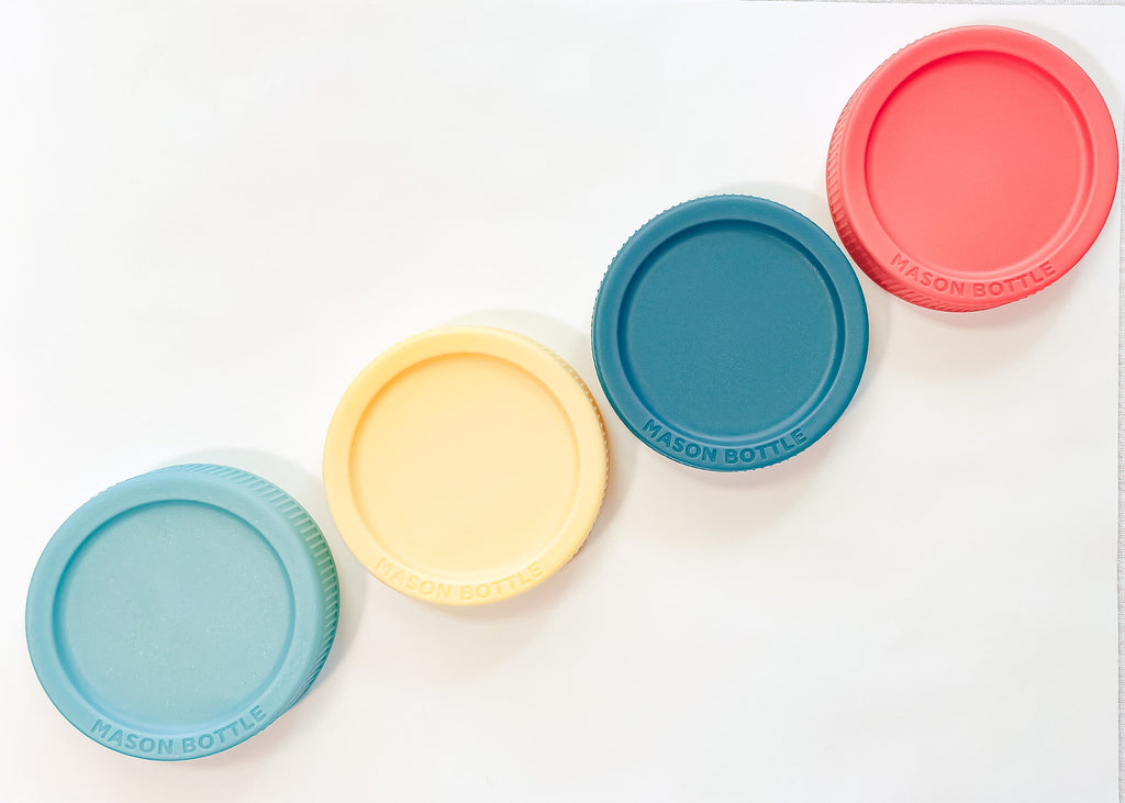 Plastic Storage Lids by Mason Bottle