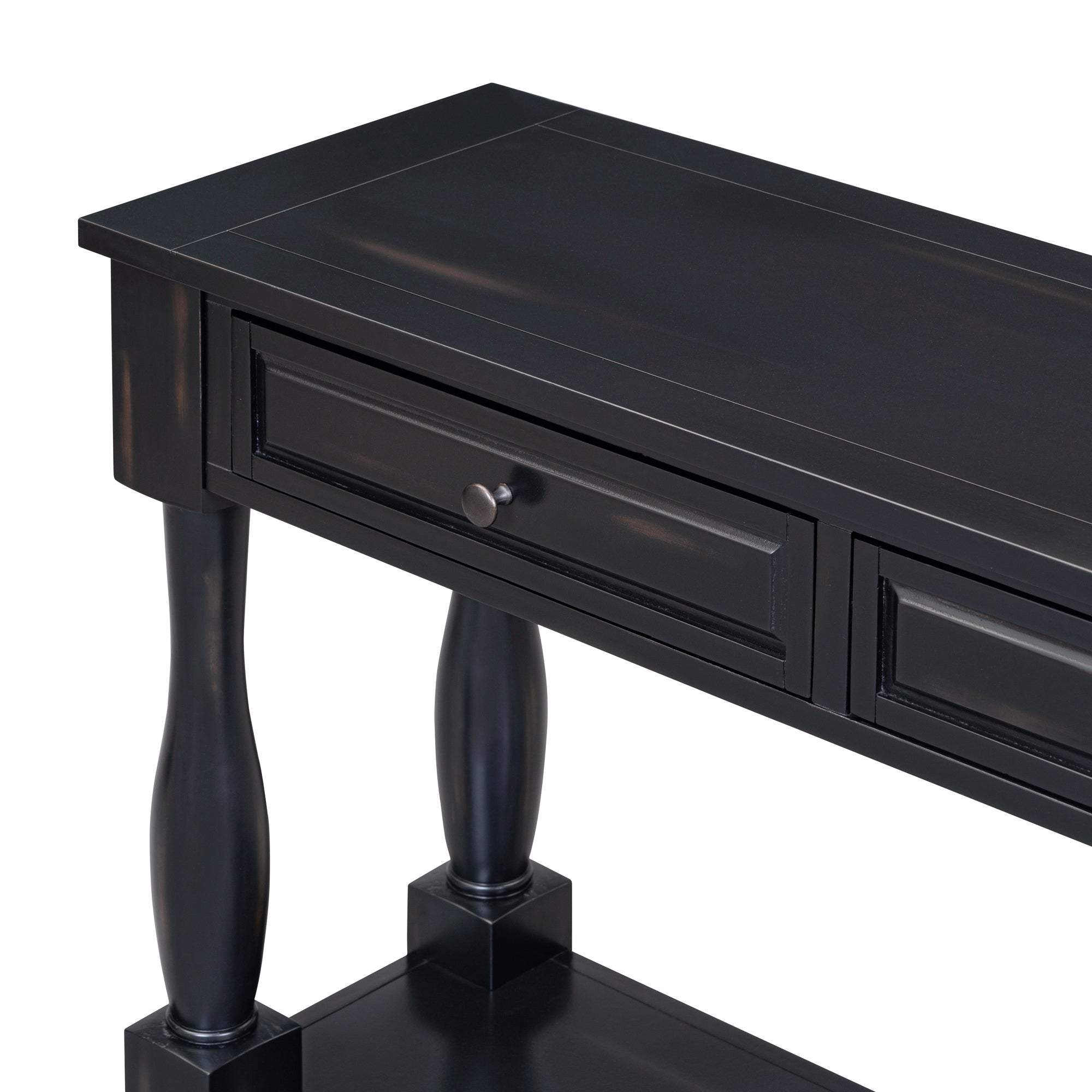Console Table 63" with Drawers and Shelf