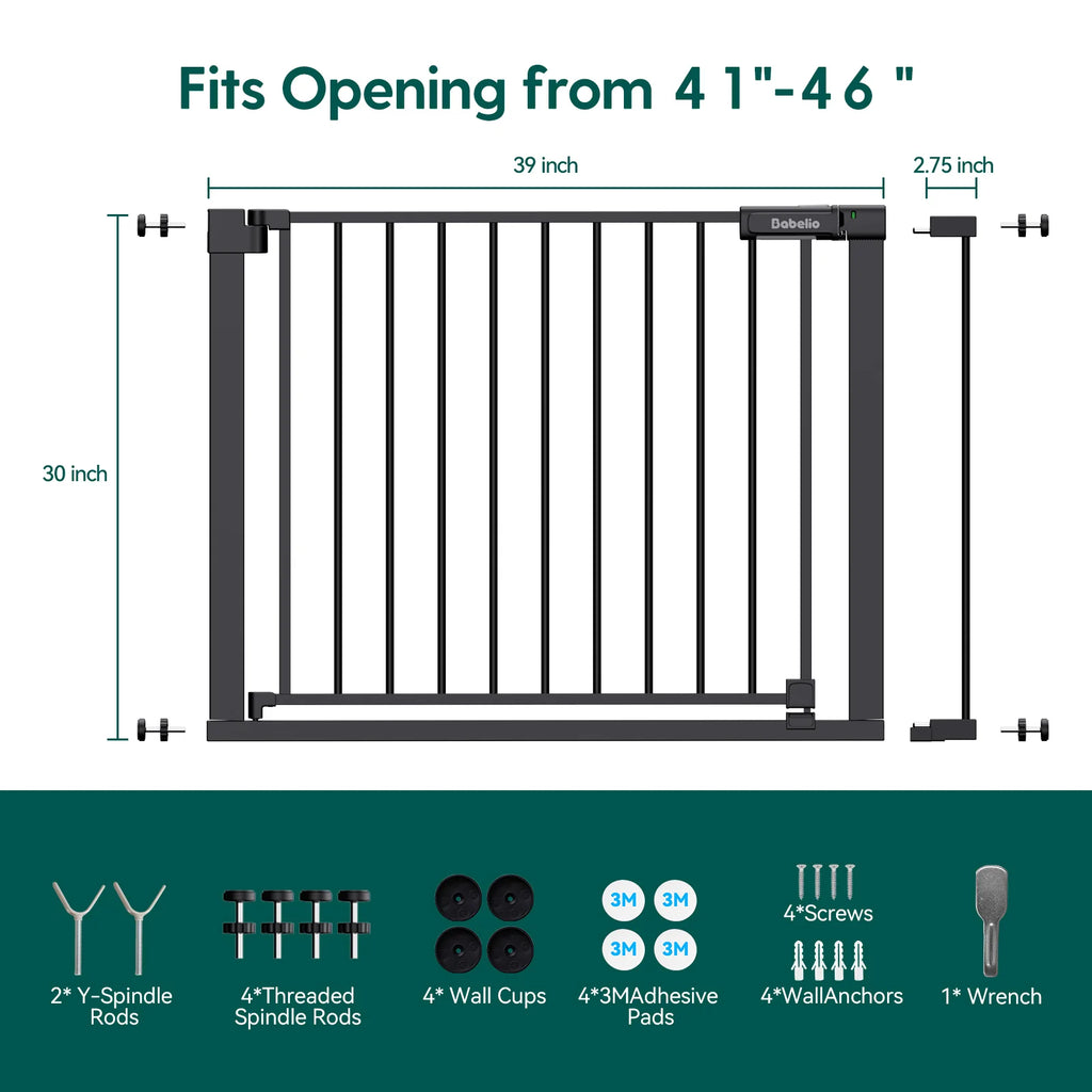 Baby Gate by Babelio - PressGuard Ⅱ | Pressure-Mounted Safety Gate
