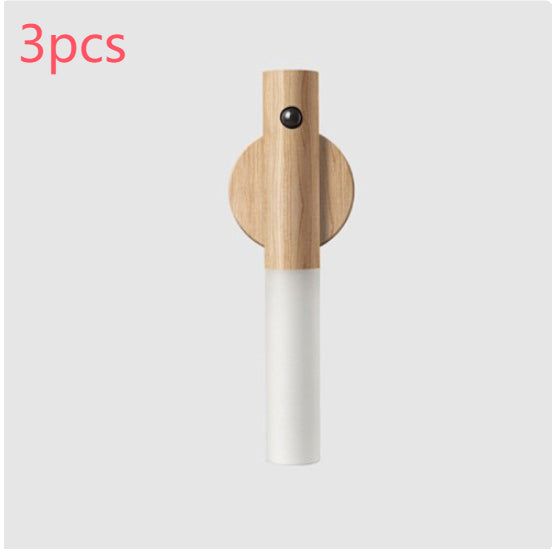 LED USB Wood Wireless Light with Motion Sensor by Vivalo