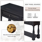 Console Table 63" with Drawers and Shelf