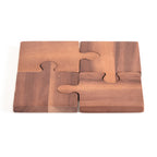 Puzzle Piece Coasters by Kalmar Home, set of 4