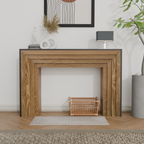 Console Table in two-tone Fir Wood