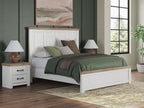 Savonport Farmhouse Panel Bed, Linen