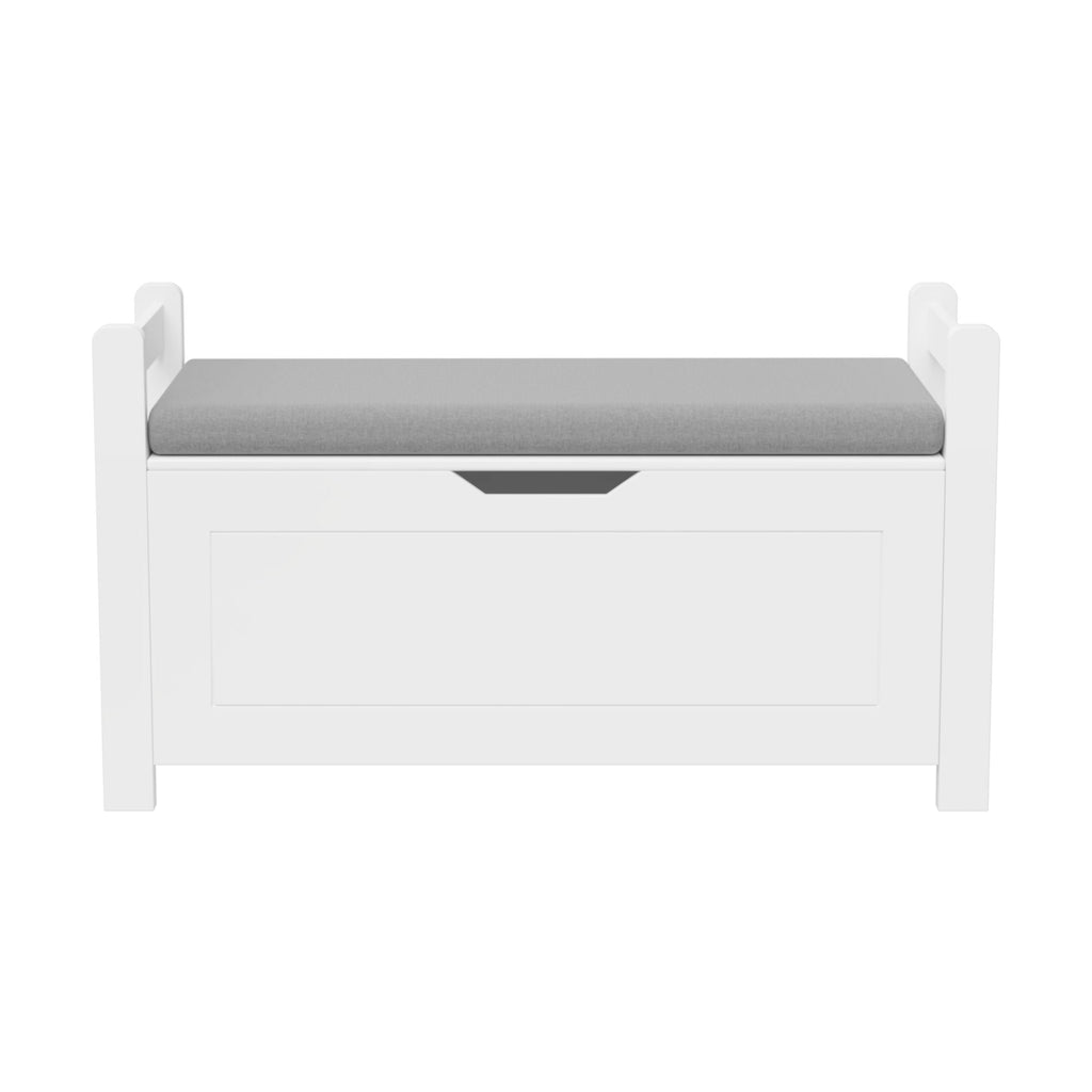 Childs Toy Box or Blanket Chest with Cushion Seat Bench