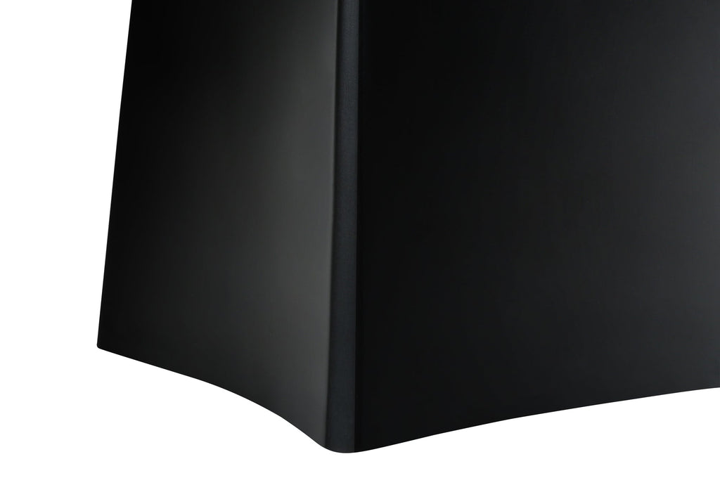 Triangle Table Lamp in Black Resin