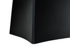 Triangle Table Lamp in Black Resin