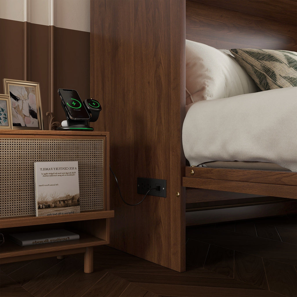Platform Murphy Bed Cabinet, QUEEN