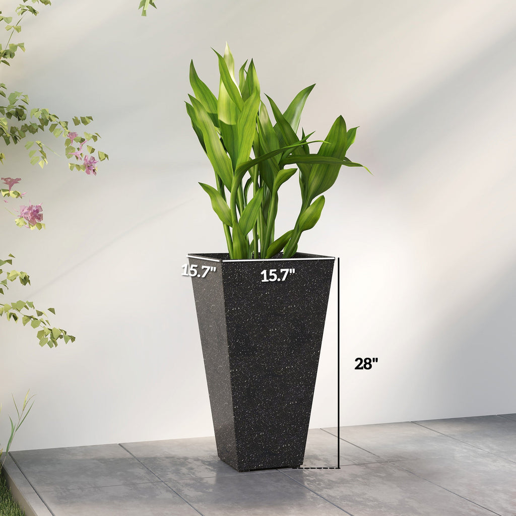 Stackable Taper Planters, Set of 3