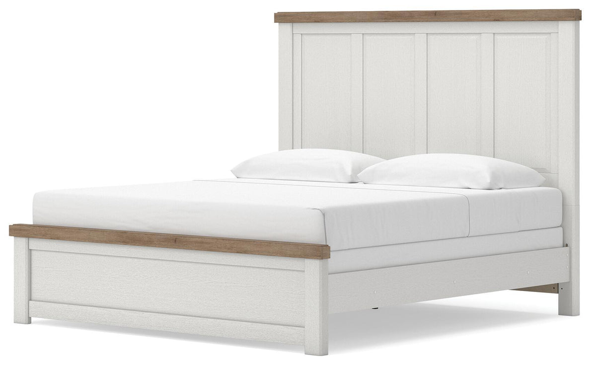 Savonport Farmhouse Panel Bed, Linen