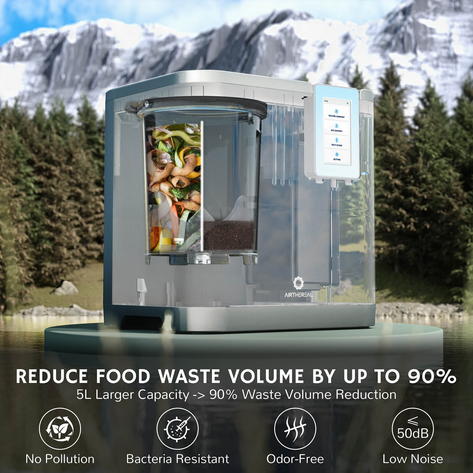 Revive R800 5L Kitchen Composter by Airthereal