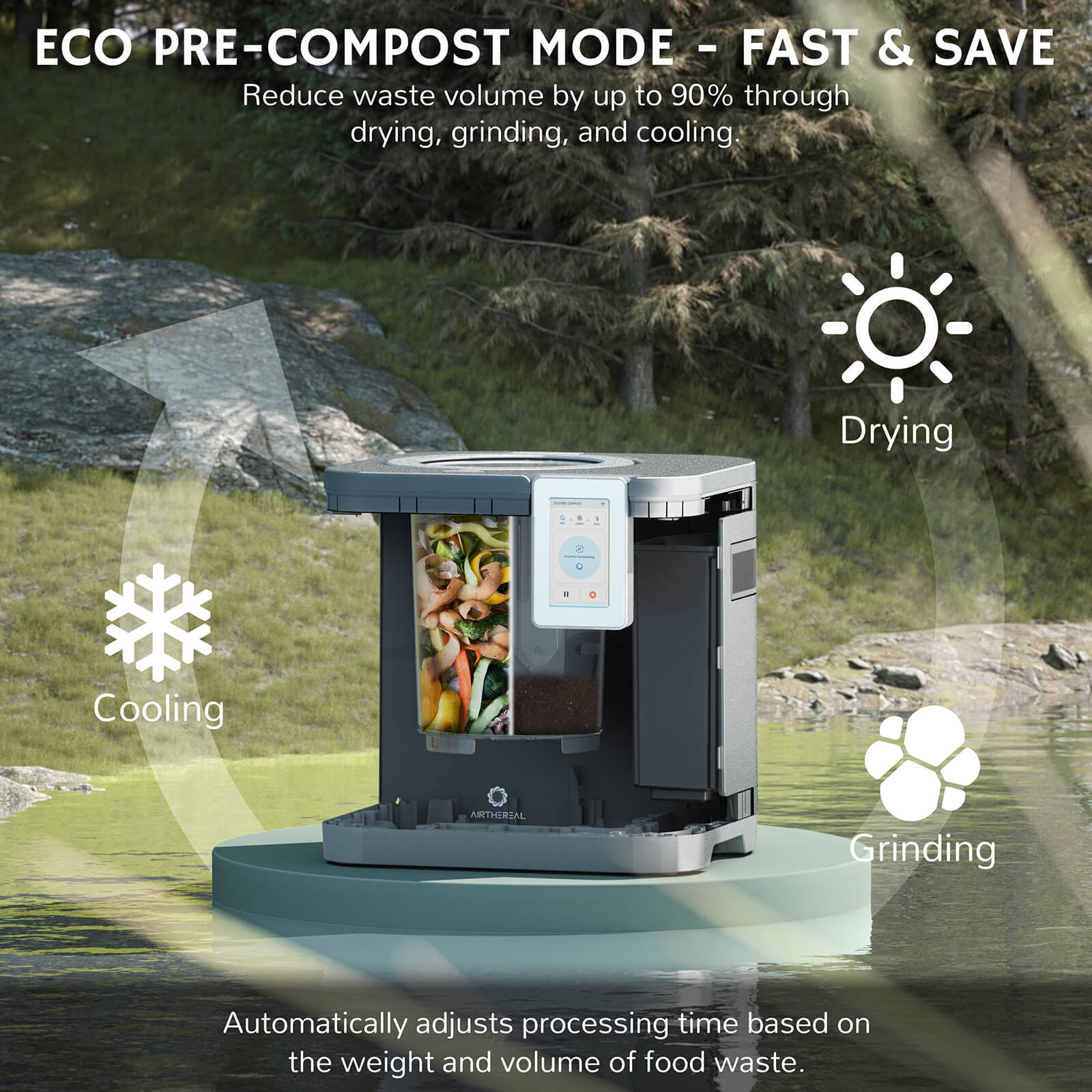Revive R800 5L Kitchen Composter by Airthereal