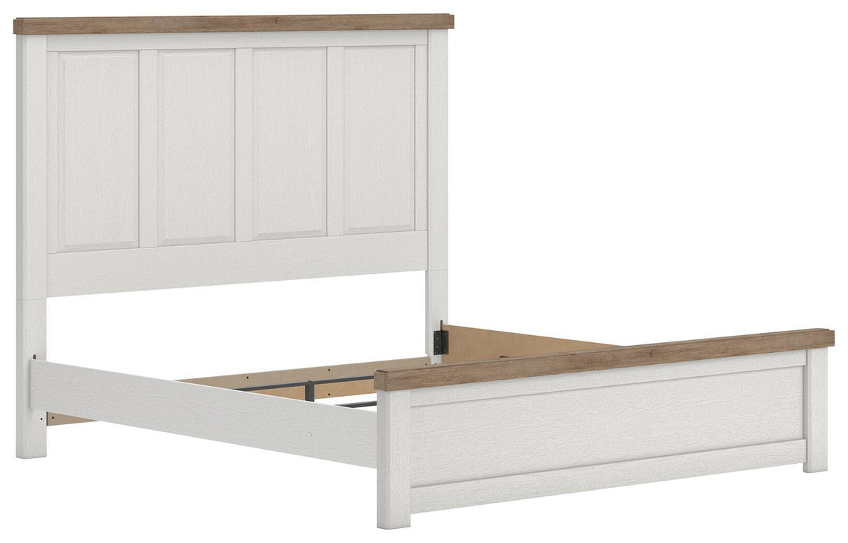 Savonport Farmhouse Panel Bed, Linen