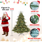 LED Evergreen Christmas Tree - 5 ft tall