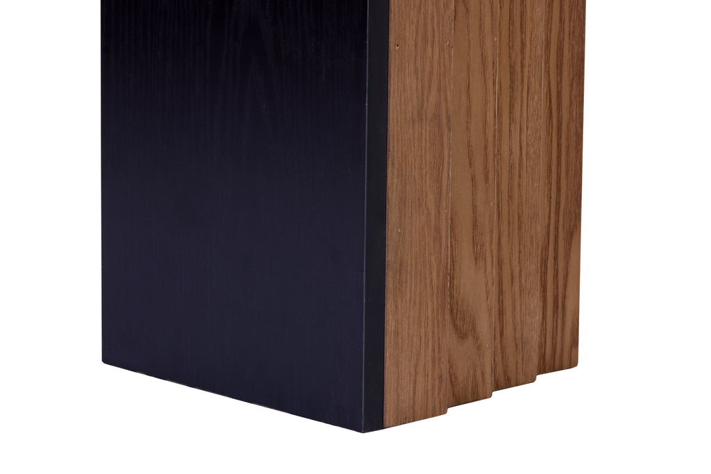 Console Table in two-tone Fir Wood
