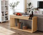 Fluted Console Table with 2-Drawers