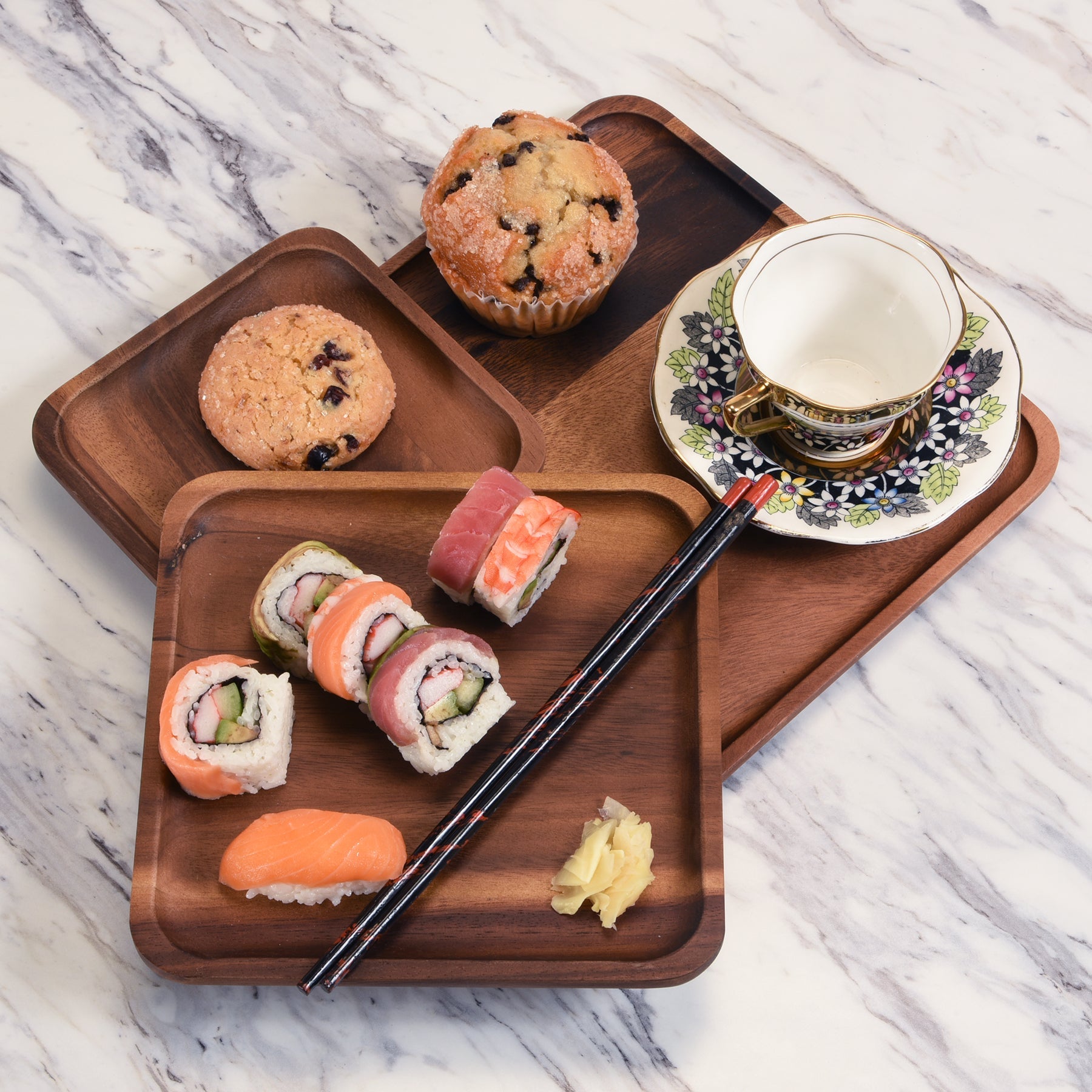 Acacia Plates by Kalmar Home, set of 3