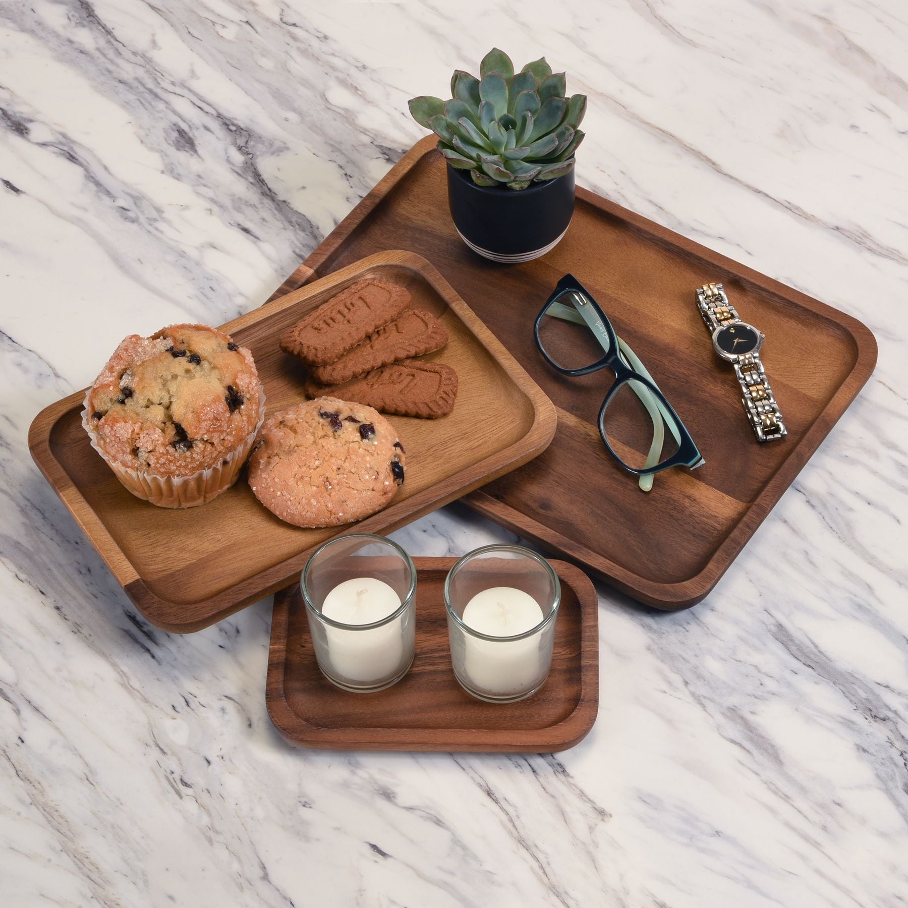 Acacia Plates by Kalmar Home, set of 3 – CLEAN DESIGN HOME® INC