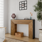 Console Table in two-tone Fir Wood