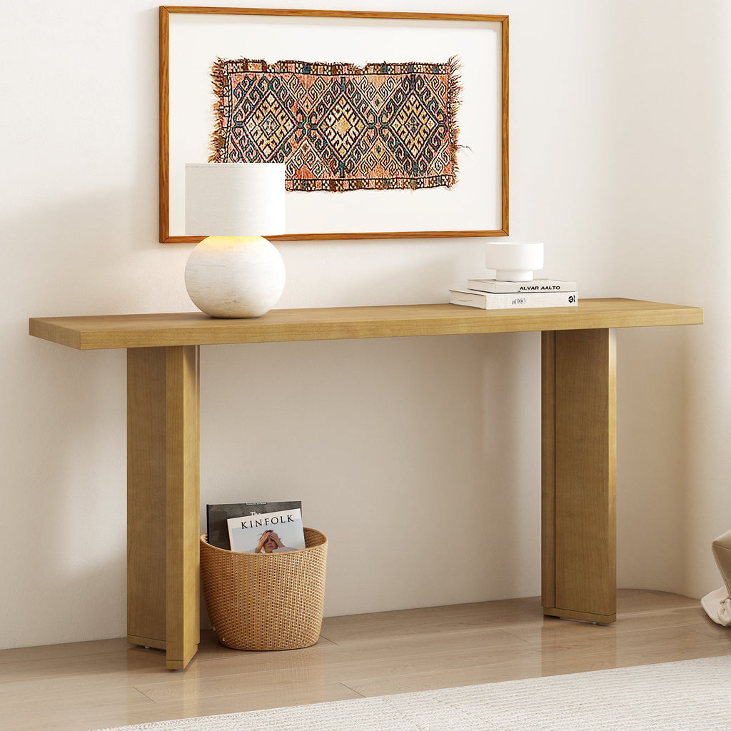 Console Table with Architectural Legs