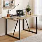 Table with Stylish Metal Frame