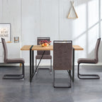 Table with Stylish Metal Frame