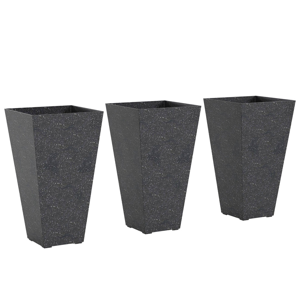 Stackable Taper Planters, Set of 3