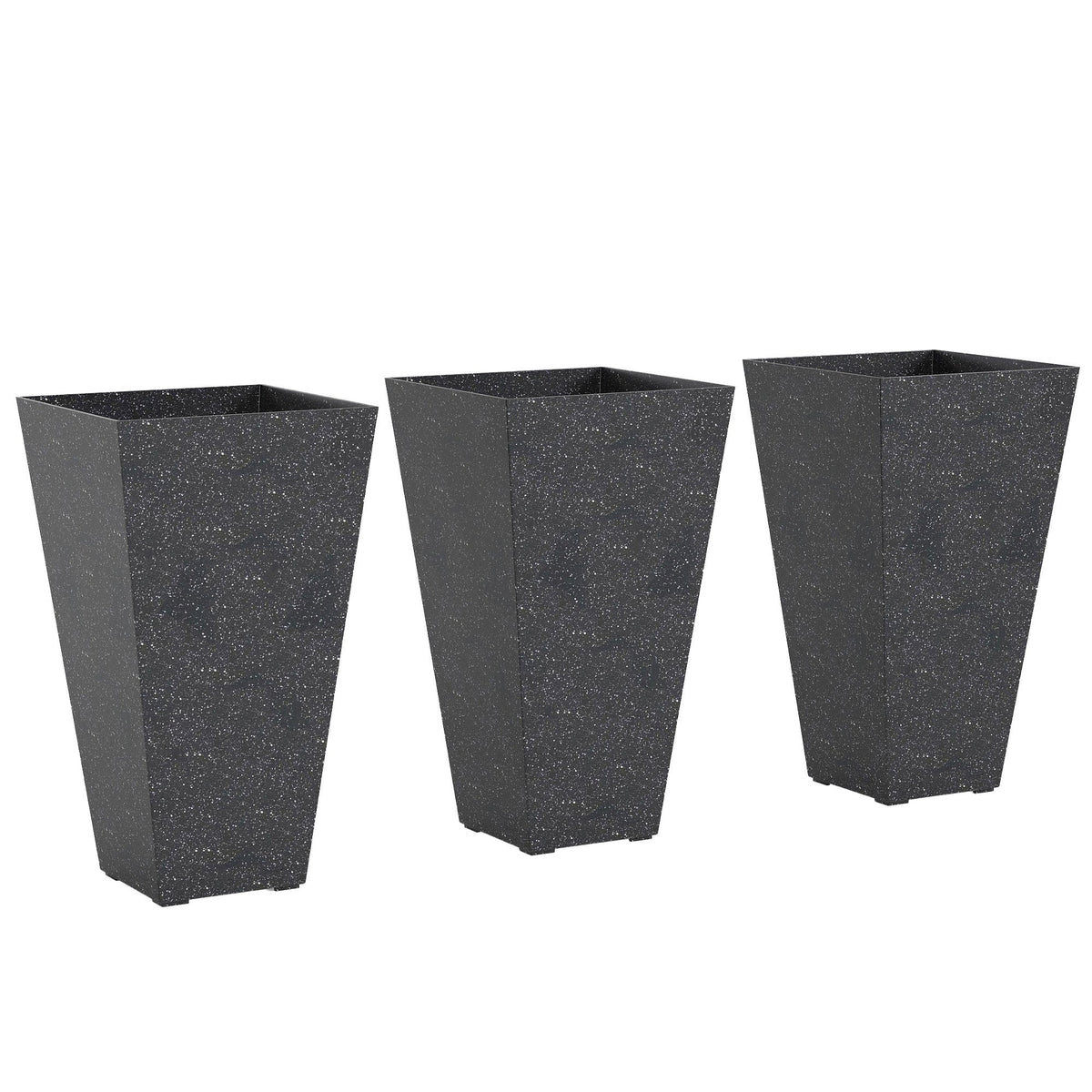 Stackable Taper Planters, Set of 3