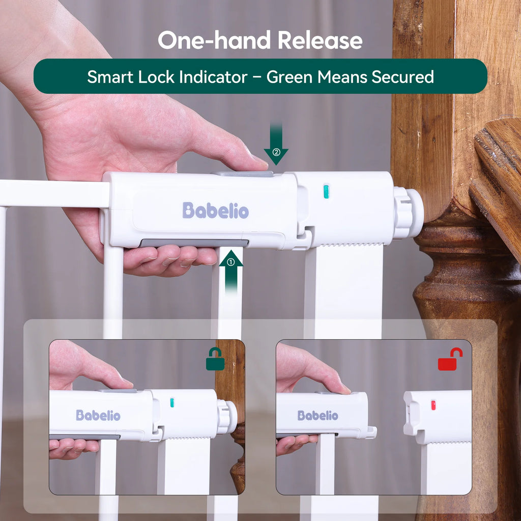 Baby Gate by Babelio - PressGuard Ⅱ | Pressure-Mounted Safety Gate