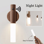 LED USB Wood Wireless Light with Motion Sensor by Vivalo