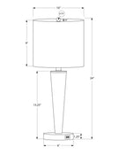Table Lamp in Black Metal with USB port, set of 2